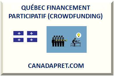 QUÉBEC FINANCEMENT PARTICIPATIF (CROWDFUNDING) 2024