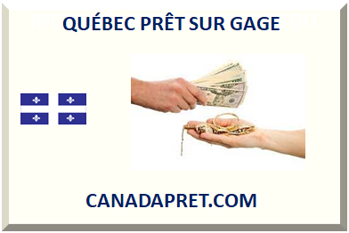QUÉBEC PRÊT SUR GAGE 2025